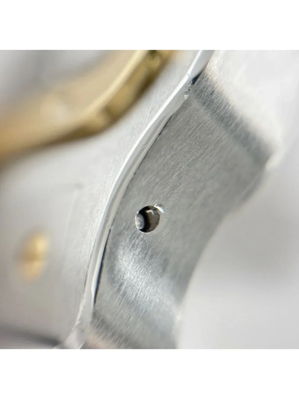 Cartier Santos Galbe XL Watch SS YG Automatic Winding Silver
